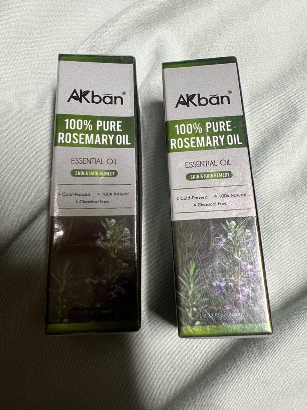 Akban 100% Pure Rosemary Essential Oil - 2 new boxes